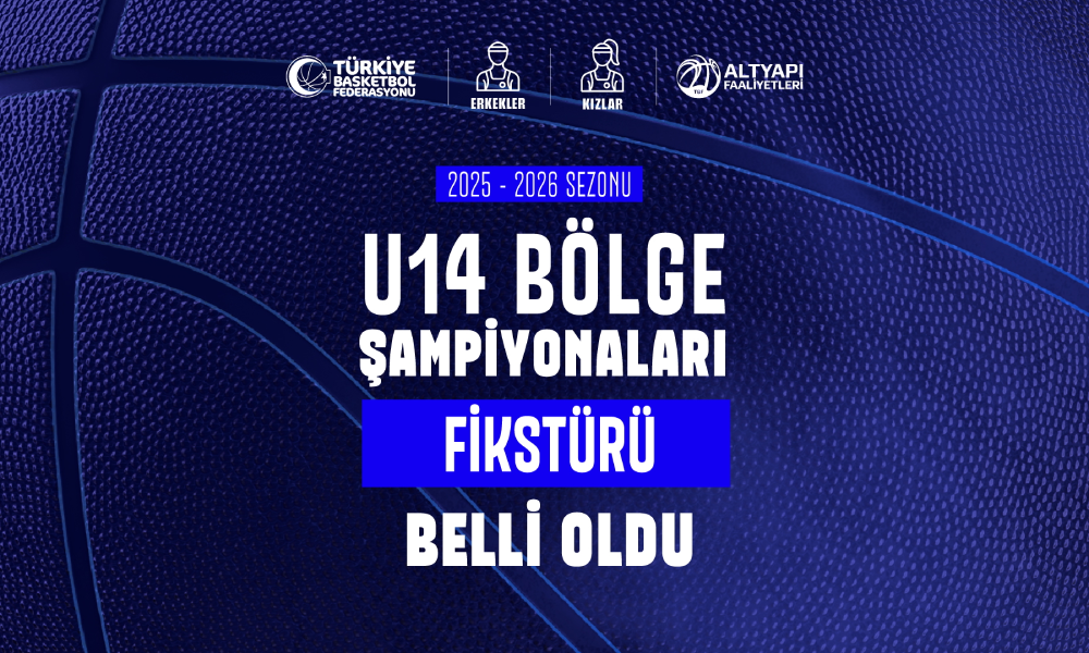 3-7/ŞUBAT/2026 U14 ERKEKLER 4. BÖLGE ŞAMPİYONASI KAYSERİ